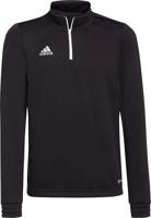 adidas Entrada 22 Trainingstrui 1/4-Zip Kids Zwart Wit - thumbnail