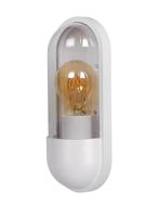 Lucide CAPSULE - Wandlamp Binnen/Buiten - 1xE27 - IP54 - Wit - thumbnail