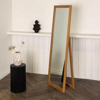 Nohr Staande Spiegel 'Kaycie' 170 x 55cm, kleur Walnoot - thumbnail