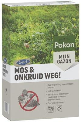 Pokon mos en onkruid weg 275kg voor 50m2