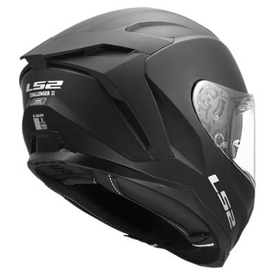 LS2 FF817 Challenger II helm solid mat zwart
