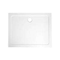 Douchebak Marmer Sapho Aqualine 120x80x3 cm Rechthoek Wit Sapho - thumbnail