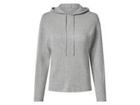 esmara Gebreide dames hoodie (Grijs, L (44-46)) - thumbnail