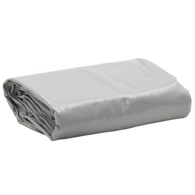 VidaXL Dekzeil 650 g/m² ø 2,6 m grijs