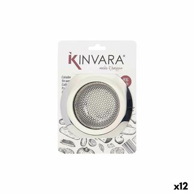 Gootsteenfilters Kinvara Zilverkleurig Roestvrij staal Ø 16 cm (12 Stuks)