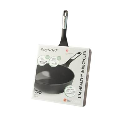 BergHOFF LEO RECYCLED Wok Antikleef, Phantom Wokpan Zwart
