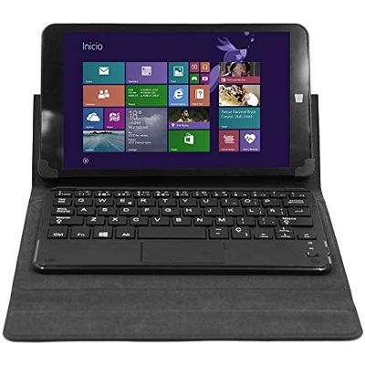TALIUS CV-3005 Toetsenbord voor mobiele apparaten zwart QWERTY Spaans Bluetooth - toetsenborden voor mobiele apparaten (zwart, Mini, Slovenus, Zaphyr 8001W, Touchpad, 20,3 cm (8 inch))