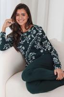 Duurzame pyjama flora ruiten - thumbnail