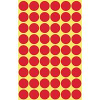 Avery-Zweckform 3141 Etiketten Ø 12 mm Papier Rood 270 stuk(s) Permanent hechtend Etiketten voor markeringspunten - thumbnail