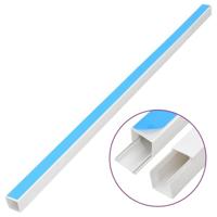 VidaXL Kabelgoot zelfklevend 30x15 mm 10 m pvc - thumbnail