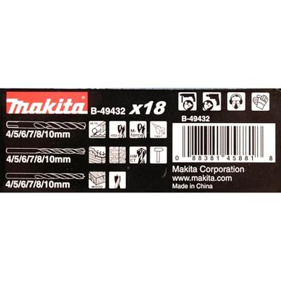 Makita B-49432 B-49432 Universeel boor assortiment
