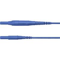 Schützinger Meetsnoer Stekker 4 mm Stekker 4 mm 200.00 cm Blauw 1 stuk(s) - thumbnail