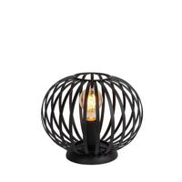 Lucide MANUELA Tafellamp 1xE27 - Zwart - thumbnail