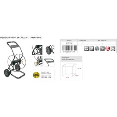 Polet Prof. Slangenwagen 2W Cap.3/4"-85M - thumbnail