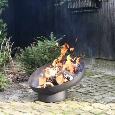 Esschert Design vuurschaal hellend staal zwart ff402