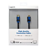 LogiLink CHB1102 HDMI-kabel HDMI Aansluitkabel HDMI-A-stekker, HDMI-A-stekker 2.00 m Zwart 4K UHD - thumbnail