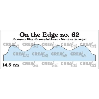 Crealies • on the edge snijmal 4 golven of sneeuwbanken