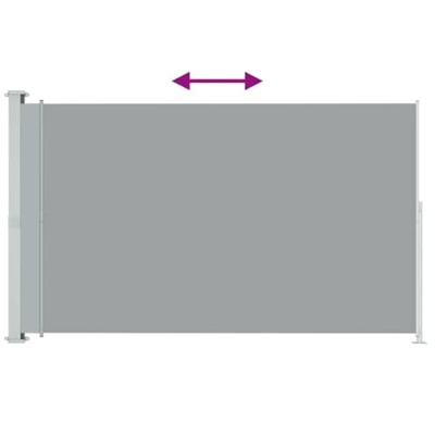 VidaXL Tuinscherm uittrekbaar 200x300 cm grijs