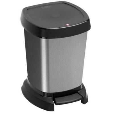Rotho paso pedaalemmer 6l carbon metallic Rotho paso pedaalemmer 6l carbon metallic