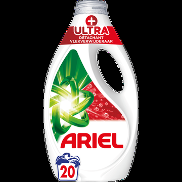 Ariel Vloeibaar Wasmiddel +Ultra, 20 Wasbeurten bij Jumbo