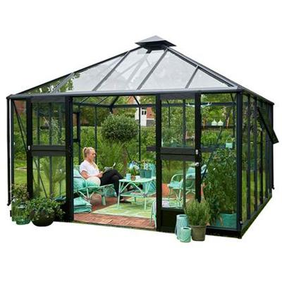 Tuinkamer Oase 13,5 antraciet, veiligheidsglas 3mm/1 Royal Well - Royal well Tuinkamer Oase 13,5 antraciet, veiligheidsglas 3mm/1 Royal Well - Royal well