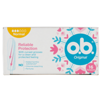 OB Original Tampons Normal - met gebogen groeven - thumbnail