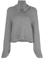 Khaite Marion relaxed-fit wool jumper - Grey - thumbnail