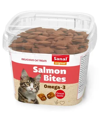 SANAL CAT SALMON BITES CUP 75 GR SANAL CAT SALMON BITES CUP 75 GR
