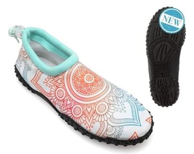 Slippers Mandala Unisex voor volwassenen Zwart Wit - 37