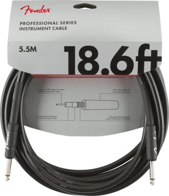 Fender Professional Series Black jackkabel 5.5m