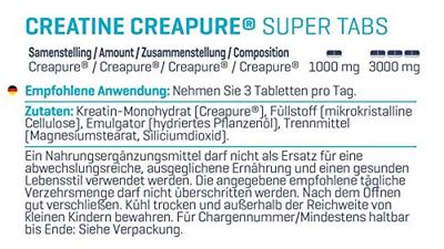 Creatine - Creapure® Super Tabs | Body & Fit | 180ct - thumbnail