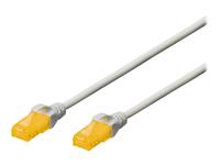 Digitus DK-1613-A-100 RJ45 Netwerkkabel, patchkabel CAT 6A U/UTP 10.00 m Grijs Halogeenvrij, Verdraaide paren 1 stuk(s) - thumbnail