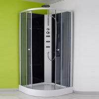 Complete Douchecabine Wiesbaden Jupiter 90x90x225 cm 5mm Aluminium - thumbnail