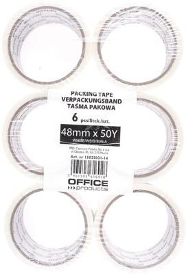 OFFICE products verpakkingstape, 48 mm x 46 m, wit