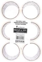 OFFICE products verpakkingstape, 48 mm x 46 m, wit - thumbnail