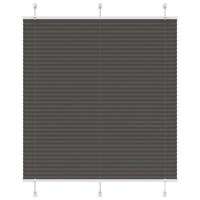 Pliss rolgordijn 120x150cm stofbreedte 119,4cm polyester zwart - thumbnail