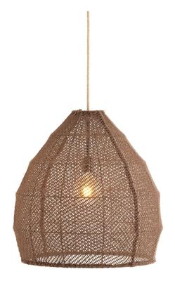 Light & Living Japandi hanglampMakassar bruin Ø 50cm - 2979782