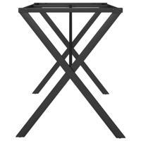 Eettafelpoten X-frame 120x60x73 cm gietijzer - thumbnail