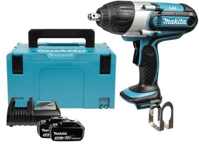 Makita DTW450RTJ Accu slagmoersleutel 440Nm 1/2" borgpin 18V 5.0Ah in Mbox
