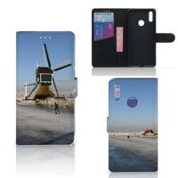 Huawei Y7 (2019) | Flip Cover | Schaatsers | Portemonnee hoesje - thumbnail