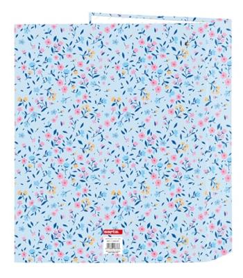 Ringmap Vicky Martín Berrocal Paraíso Blauw Roze A4 27 x 33 x 6 cm