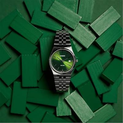 Casio Groen Zilverkleurig (Ø 35 mm) Heren horloge