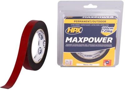 HPX max power outdoor bevestigingstape | zwart | 19mm x 5m - ot1905 ot1905 HPX max power outdoor bevestigingstape | zwart | 19mm x 5m - ot1905 ot1905