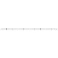 VidaXL Draadgaashek met flens 0,8x25 m antracietkleurig - thumbnail