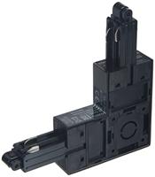 SLV 1-faseL-Connector 2 hoekverbinder aarde binnen zwart - 143060 - thumbnail