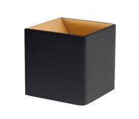 Highlight Design opbouwspotStretto S zwart met goud - W3625.38 - thumbnail