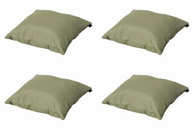 Kussen 60x60 salie piping Panama salie (4 stuks) Madison - Madison