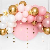 Ballonboog Set Roze/Goud (2m) - thumbnail