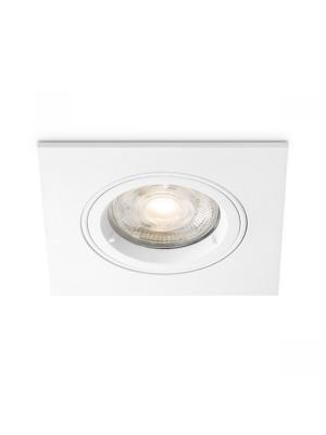 Home sweet home inbouwspot Maestro vierkant ↔ 9,4 cm - wit