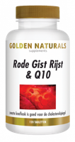 Golden Naturals Rode Gist Rijst & Q10 120Tabletten - thumbnail